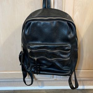 Steve Madden Black Backpack purse like new